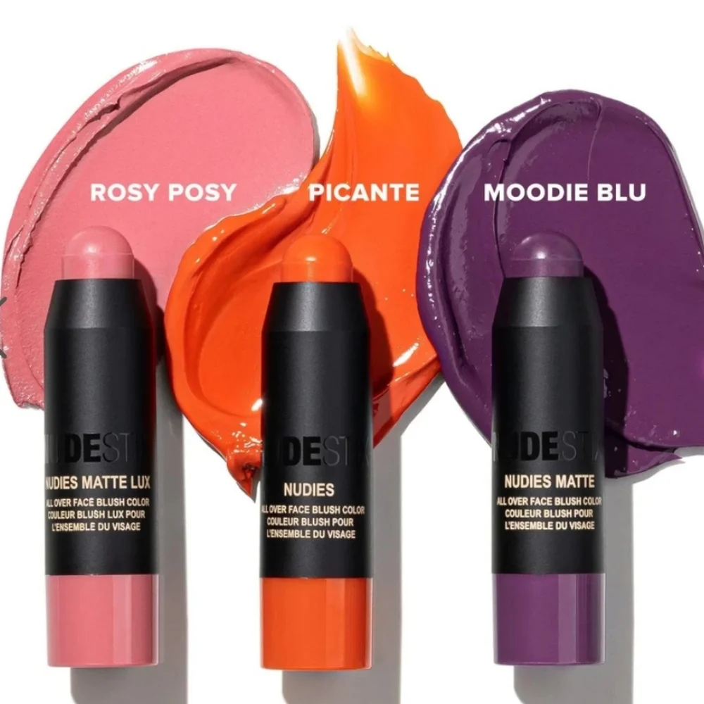🌺SALE Nudestix Trendy Blush Trio Kit Picante, Rosy Posy, Moodie Blu